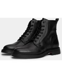 Tommy Hilfiger - Hilfiger Comfort Lightweight Leather Boots - Lyst