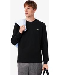 Lacoste - Long Sleeved Cotton T-Shirt - Lyst