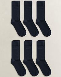 GANT - 6-Pack Cotton Socks - Lyst