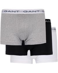 GANT - Slim Fit Cotton Jersey Trunks - Lyst