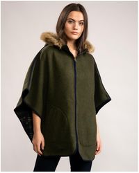 Joules Everly Reversible Cape - Blue