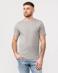 BOSS - Tales Cotton-jersey T-shirt With Logo Patch - Lyst