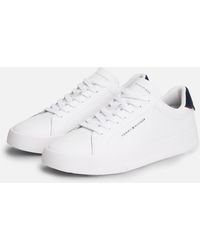 Tommy Hilfiger - Court Leather Detailed Trainer - Lyst