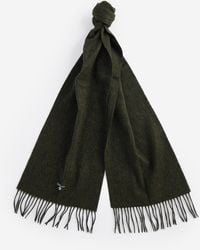 Barbour - Plain Lambswool Scarf - Lyst