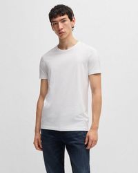 HUGO - Round Two-Pack Of Slim-Fit T-Shirts - Lyst