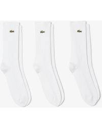 Lacoste - 3 Pack Sport High Cut Socks - Lyst
