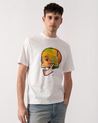 Paul Smith - Ps Short Sleeve Skull T-Shirt - Lyst