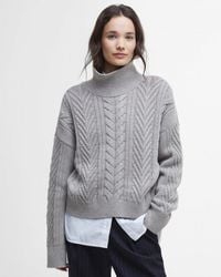 Barbour - Beatrix Knitted Jumper - Lyst