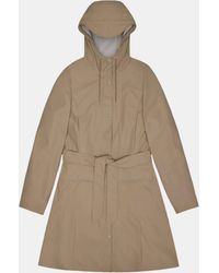 Rains - Curve Long Jacket - Lyst