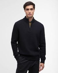 Barbour - Enfield Funnel Neck Jumper - Lyst