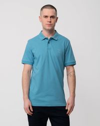 BOSS - Passenger Stretch-cotton Slim-fit Polo Shirt With Logo Patch - Lyst