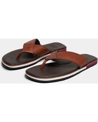 Oliver Sweeney - Saltash Leather Flip Flops - Lyst