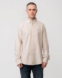 GANT - Slim Fit Long Sleeve Oxford Shirt - Lyst