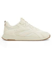 BOSS - Titanium Runn Mixed-material Trainers With Logo Details - Lyst