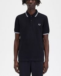 Fred Perry - Twin Tipped Signature Polo Shirt Nos Size: L - Lyst