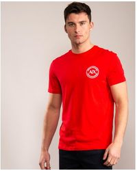 armani exchange red shirt