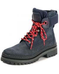 tommy jeans studs lace up boot