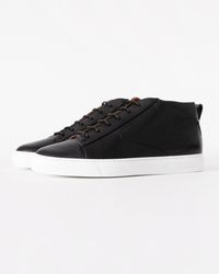Oliver Sweeney - Fermo Mid Cut Deer Leather Trainers - Lyst