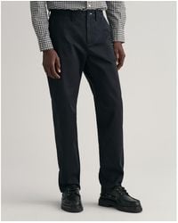 GANT - Regular Fit Twill Chinos - Lyst