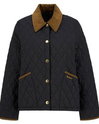 Barbour - Icons Cropped Liddesdale Quilted Jacket - Lyst