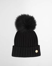 Barbour - Conway Knitted Beanie Hat - Lyst