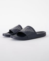Emporio Armani - Pvc Pool Slides With Eagle Logo - Lyst
