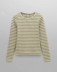 Joules - Sophie Long Sleeve Ribbed Fitted T-Shirt - Lyst