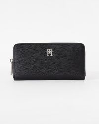 Tommy Hilfiger - Th Emblem Large Zip Purse - Lyst