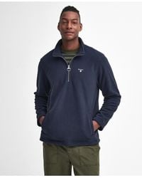 Barbour - Essentials Half Zip Fleece - Lyst
