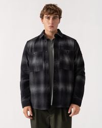 Belstaff - Outpost Shirt Brushed Cotton Flannel - Lyst