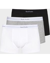 Paul Smith - 3-Pack Signature Waistband Mixed Trunks Size: L - Lyst