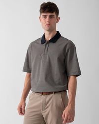 ARMANI EXCHANGE - Aop Logo Pattern Polo Shirt Size: M - Lyst