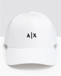 Armani Exchange Mini A|x Logo Baseball Cap - White