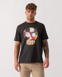 Paul Smith - Ps Regular Fit Fabric Skull T-Shirt - Lyst