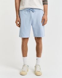 GANT - Regular Fit Shield Logo Sweat Shorts - Lyst