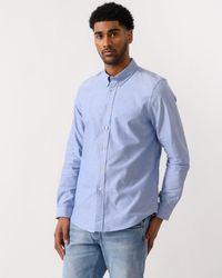 Paul Smith - Ps Long Sleeve Tailored Fit Shirt With Button Down Collar - Lyst