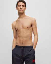 HUGO - Dominica Quick-Drying Swim Shorts - Lyst