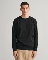 GANT - Regular Fit Shield Logo Crew Neck Sweatshirt - Lyst