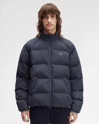 Fred Perry - Raglan Sleeve Padded Jacket - Lyst