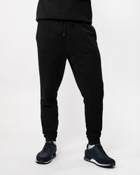 BOSS - Sestart Cotton-Terry Tracksuit Bottoms With Logo Patch Nos Size: L - Lyst