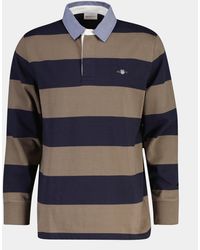 GANT - Regular Fit Chambray Stripe Heavy Rugger - Lyst