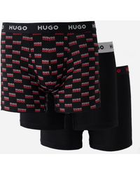 HUGO - Three-Pack Of Boxer Briefs - Lyst