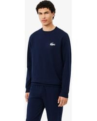 Lacoste - Fleece Lounge Hoodie - Lyst