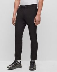 BOSS - T_commuter Water Repellent Stretch Trousers - Lyst