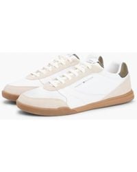 Tommy Hilfiger - Lopro Leather Mix Trainers - Lyst