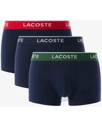 Lacoste - 3-Pack Trunks - Lyst