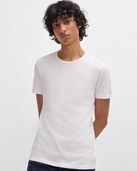 HUGO - Round Two-Pack Of Slim-Fit T-Shirts - Lyst
