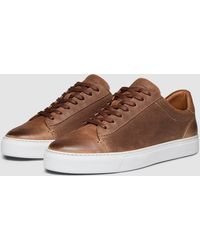 Oliver Sweeney - Almada Perforated Leather Trainers - Lyst
