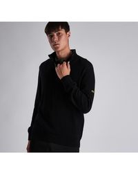 barbour new tyne half zip jumper