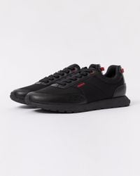 HUGO - Icelin Running-Inspired Trainers With Zigzag Detailing - Lyst